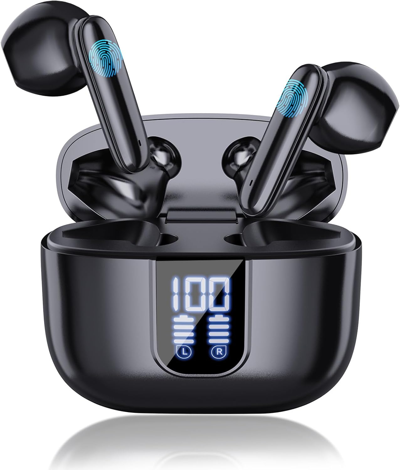 SANOTO AI Translator Headphones, In-Ear Headphones Bluetooth 5.4, 3-in-1 Translation Headphones 134 Languages with App, Headphones Translator Real Time, Translator Earbuds for Learning, Travel