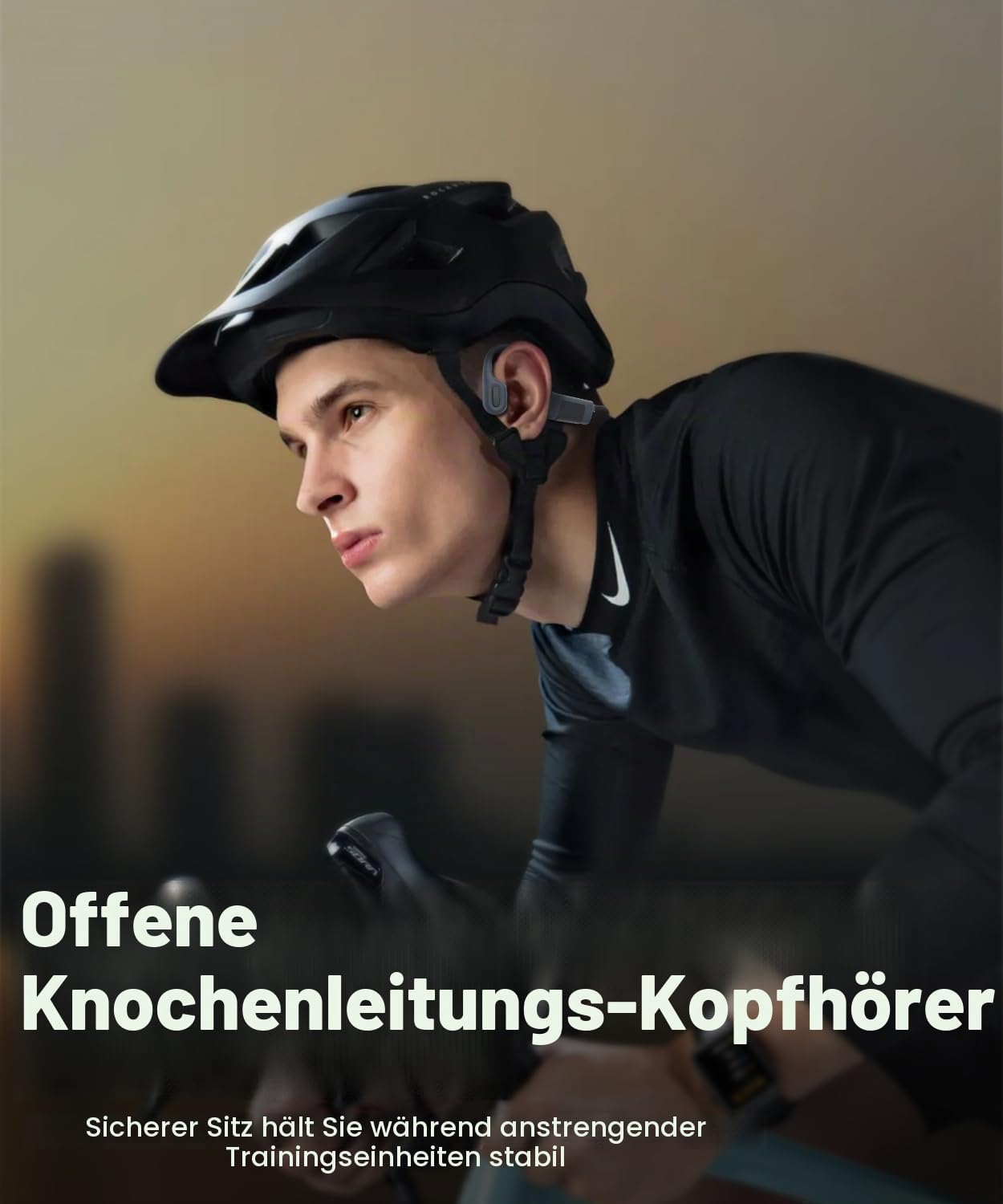 MONODEAL Kopfhörer Schwimmen, IP68 Knochenschall Kopfhörer Bluetooth 5.3 Sport Bone Conduction Kabellos Schwimmen Eingebaute 8GB MP3-Player Speicher, Open Ear Kopfhörer