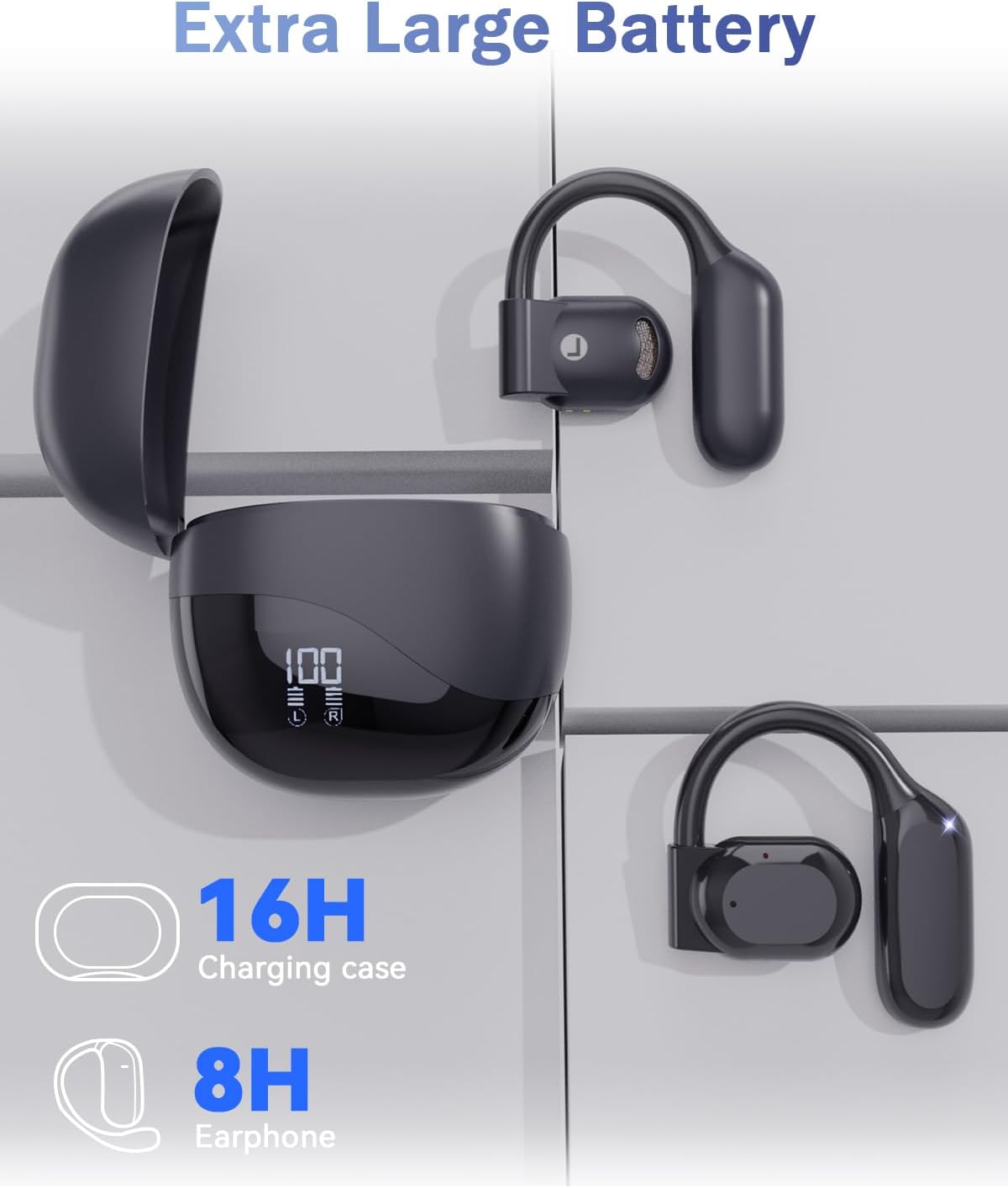 SANOTO Ki Translator Headphones, 134 Languages AI Headphones with Real Time Translation, Open Ear Headphones Translator, Translator Earbuds for Travel, Business, Studies