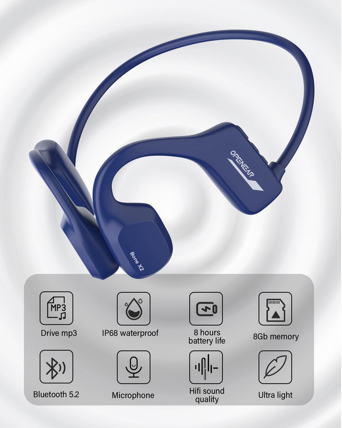 Écouteurs sans fil à conduction osseuse SANOTO IPX7 Écouteurs sans fil Bluetooth étanches résistants à la sueur Écouteurs sport pour la course à vélo | Best Buy Canada Écouteurs sans fil à conduction osseuse SANOTO IPX7 Écouteurs sans fil Bluetooth étanches résistants à la sueur Écouteurs sport pour la course à vélo | Best Buy Canada