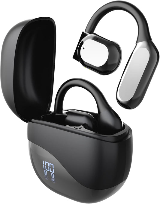SANOTO Ki Übersetzer kopfhörer, 134 Sprachen Ki Kopfhörer mit Echtzeit Übersetzung,Open Ear Kopfhörer Übersetzer, Translator Earbuds für Reise, Geschäfts, Studien